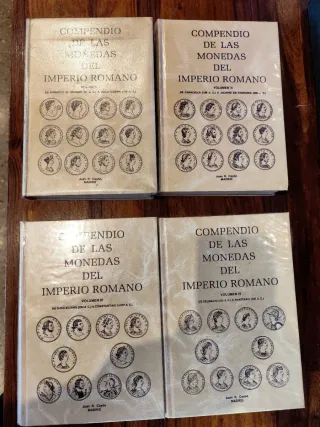 Compendio Monedas Imperio Romano Cayón 4 Vol.