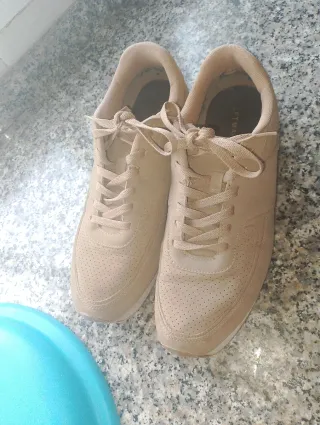 Zapatillas deportivas hombre beige