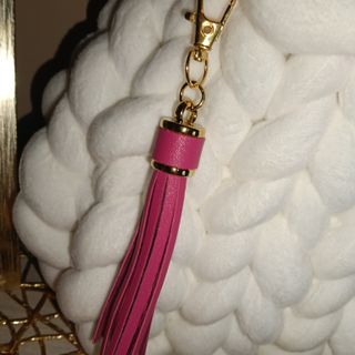 Borsa Chunky Bianca e Rosa