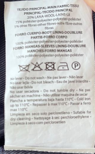 Abrigo niña Scalpers cuadros 14 años