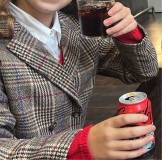 Abrigo niña Scalpers cuadros 14 años