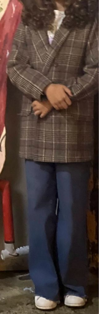 Abrigo niña Scalpers cuadros 14 años