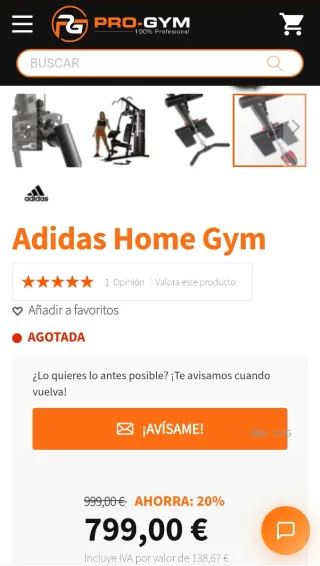 Multiestación Adidas Performance