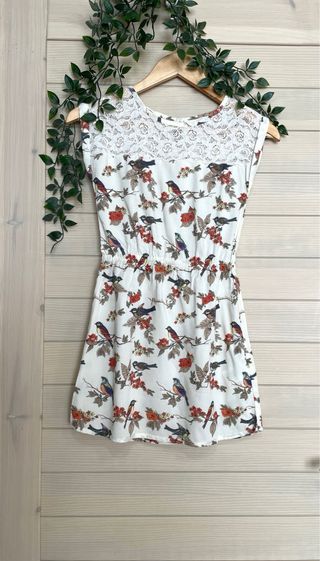 Vestido niña estilo boho chic  8-9 años