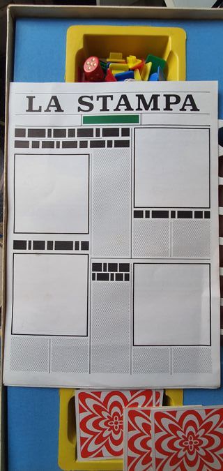 Reporter Nuovo Gioco del Giornalista Vintage 1976