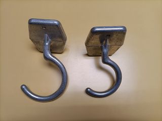 2 Ganchos de aluminio para colgar bicicletas
