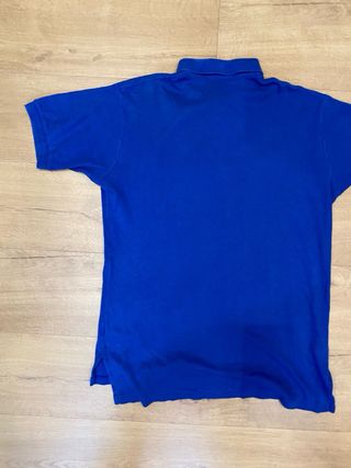 Polo Ralph Lauren Azul Talla M Logo Rojo