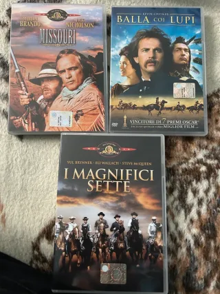 Lotto 3 DVD Western: Missouri, Balla coi Lupi