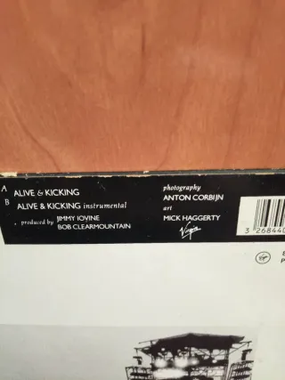 Simple Minds Alive & Kicking 12" Maxi Single. Fr.