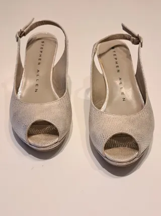 Sandalias STEPHEN ALLEN Beige/Plateadas