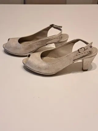 Sandalias STEPHEN ALLEN Beige/Plateadas