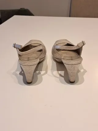 Sandalias STEPHEN ALLEN Beige/Plateadas