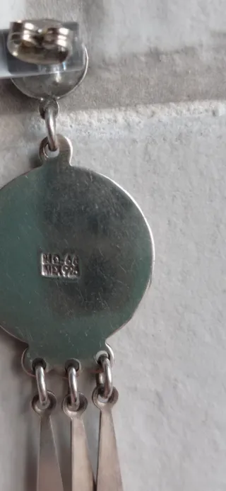 Pendientes plata mexicana.