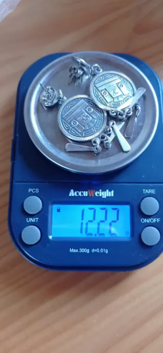 Pendientes plata mexicana.