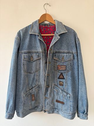 Cazadora Vaquera con Parches