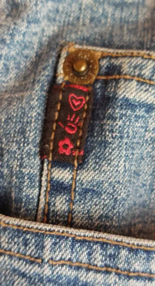 Vaqueros crop Capri. Marca Mudd. Usado 1 véz