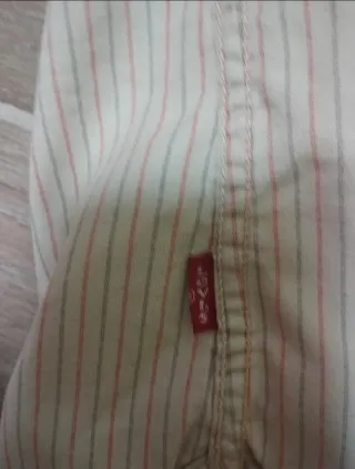 Camisa Levi's Talla M Rayas Beige