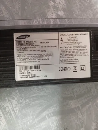 Barra de Sonido Samsung Negra