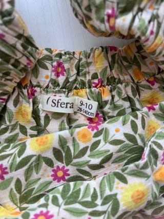 Vestido niña Sfera estampado floral 9años