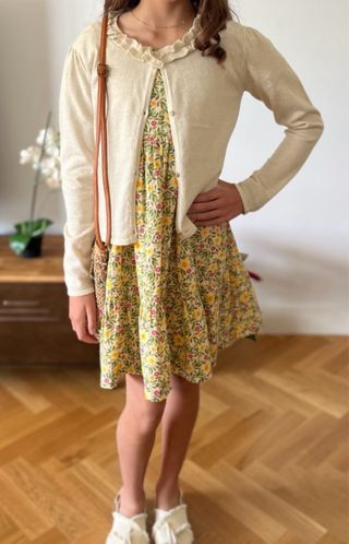 Vestido niña Sfera estampado floral 9años