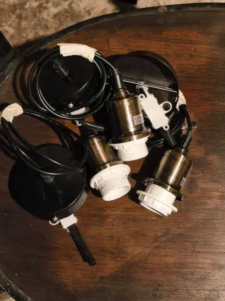 Lampade a sospensione metalliche (confezione)