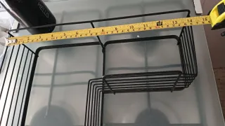 Estantería metálica negra