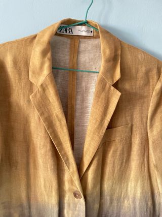 Blazer lino Zara degradado