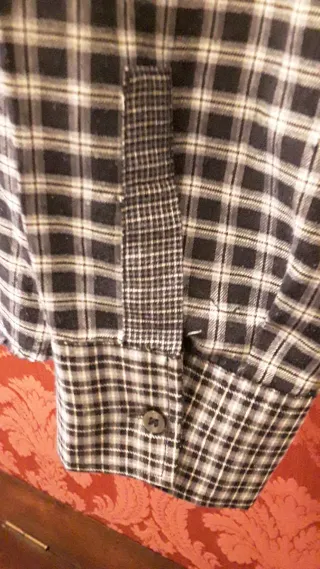 Camicia donna vintage quadri cotone