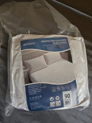 Protector Colchón Acolchado DECODEKO 90x200cm
