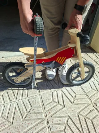 Bici de equilibrio de madera