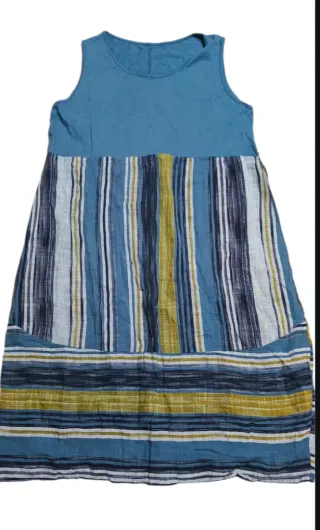 Abito prendisole estivo a righe