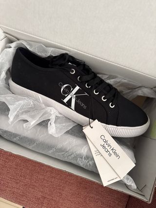 Zapatillas Calvin Klein Jeans Negras Hombre