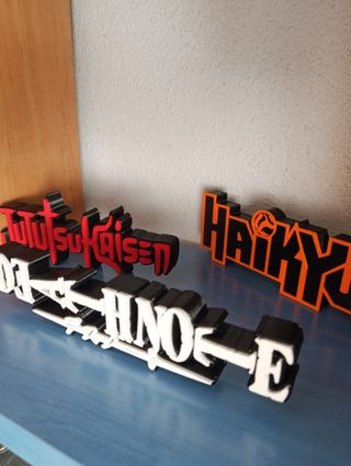 Letreros coleccion anime manga