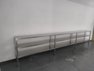 Estantería Acero Inoxidable 3 Niveles