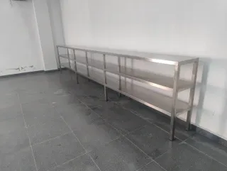 Estantería Acero Inoxidable 3 Niveles