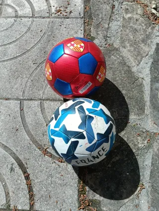 Pack 2 Balones Fútbol (FC Barcelona y Champions)