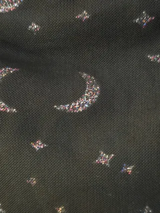 Gonna Bershka con lune glitter