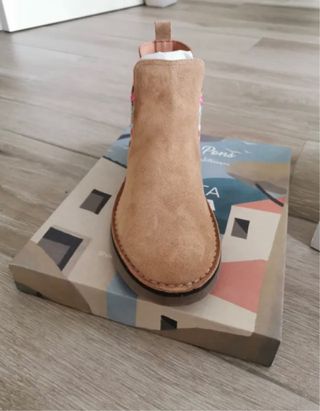 Botas Toni Pons Beige Talla 40 Flores