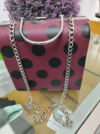 Bolso de mano Chi lunares