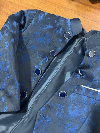Completo elegante damascato bimbo 18 mesi