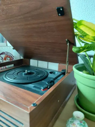 Tocadiscos Sunstech PXR3W Madera Vintage