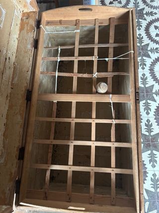 Cofre de madera antiguo