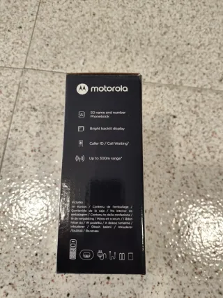 Teléfono Inalámbrico Motorola E201 Negro