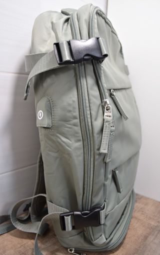 Mochila de viaje verde para equipaje mano 40x20x25