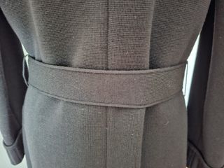 Cappottino lana vintage anni '70 nero