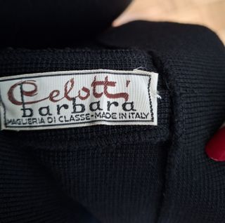 Cappottino lana vintage anni '70 nero