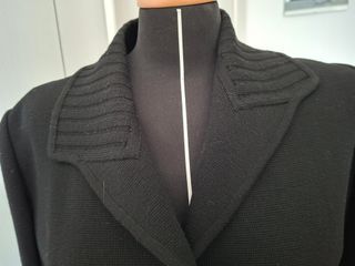 Cappottino lana vintage anni '70 nero