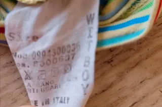 T-shirt uomo righe taglia S-M