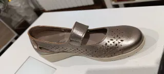 Merceditas piel cómodas mujer