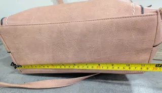 Splendida borsa ecopelle rosa